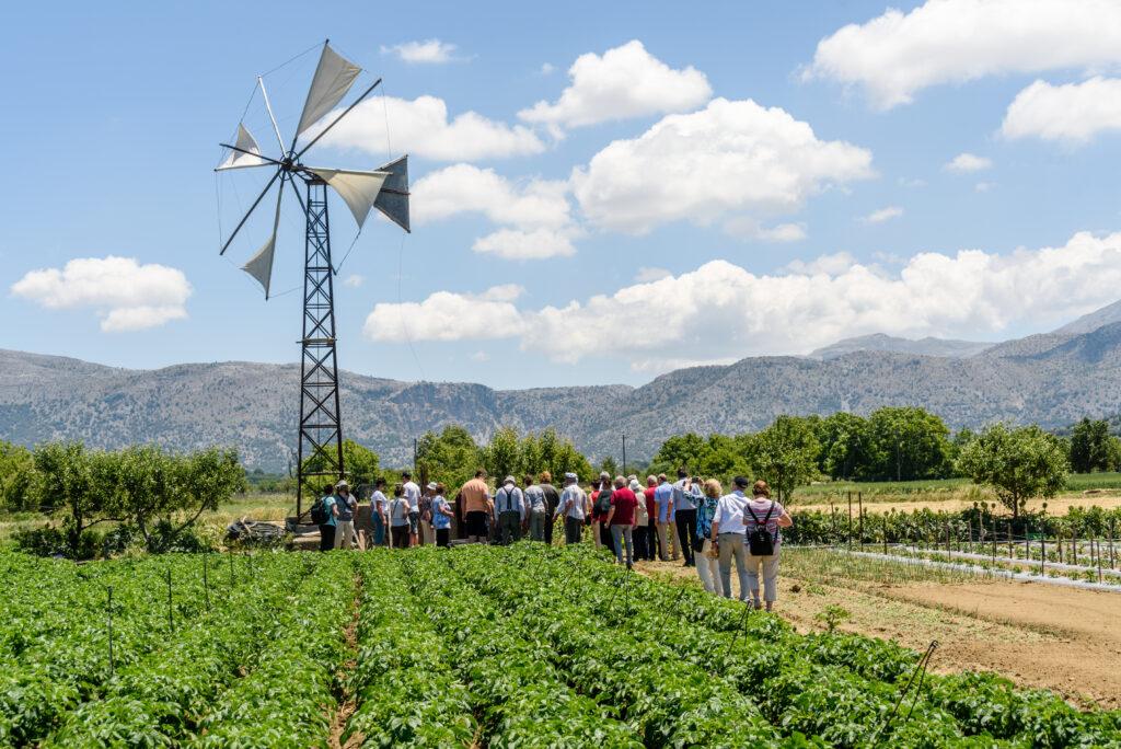 Führung auf der Agreco Farm, Kreta, Griechenland  