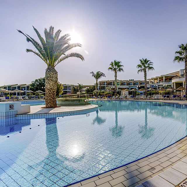 Palmen um den Activitypool