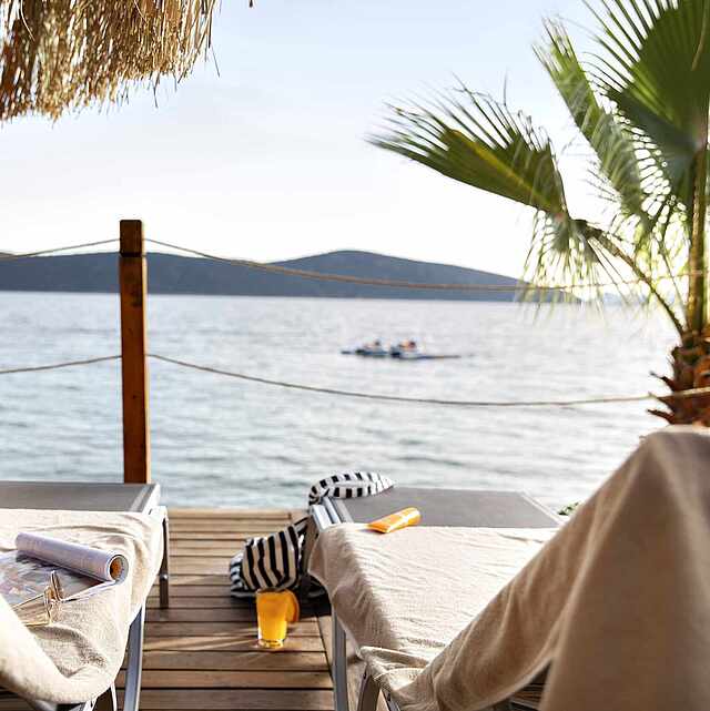 Sunbeds Sonnenliegen im TUI MAGIC LIFE Bodrum